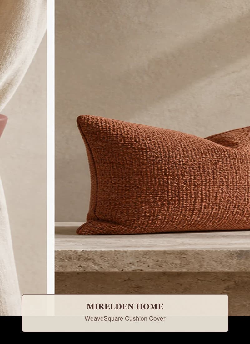 WeaveSquare Cushion Cover by Mirelden Home